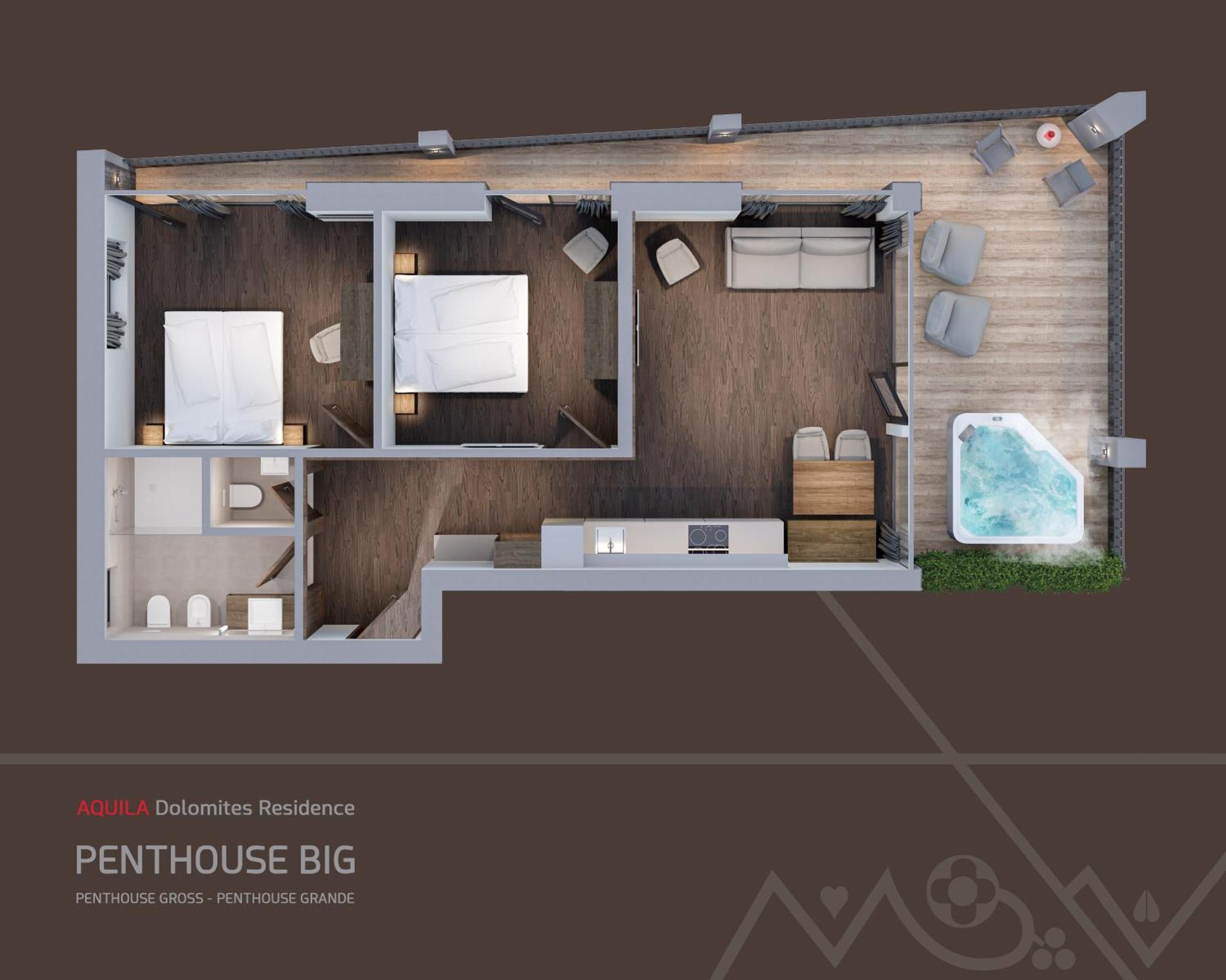 Aquila Dolomites Residence 奥蒂塞伊 外观 照片