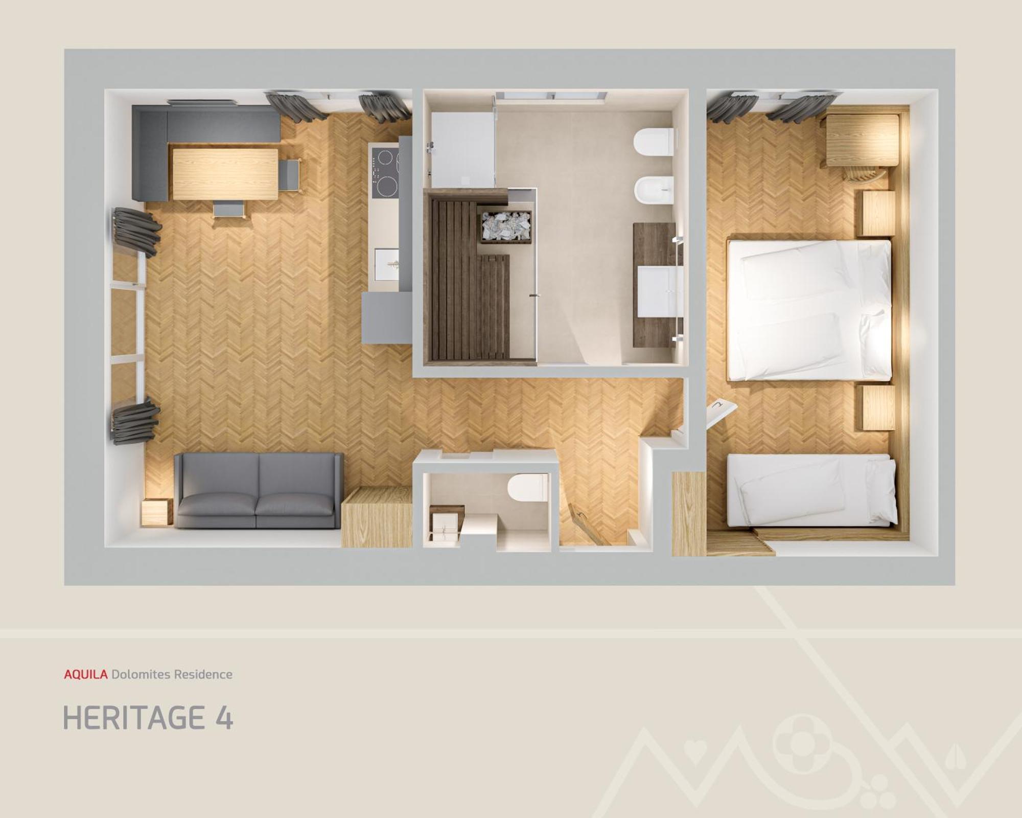 Aquila Dolomites Residence 奥蒂塞伊 外观 照片